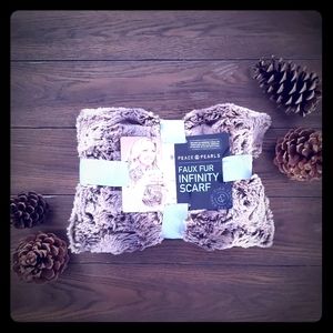Faux Fur Infinity Scarf